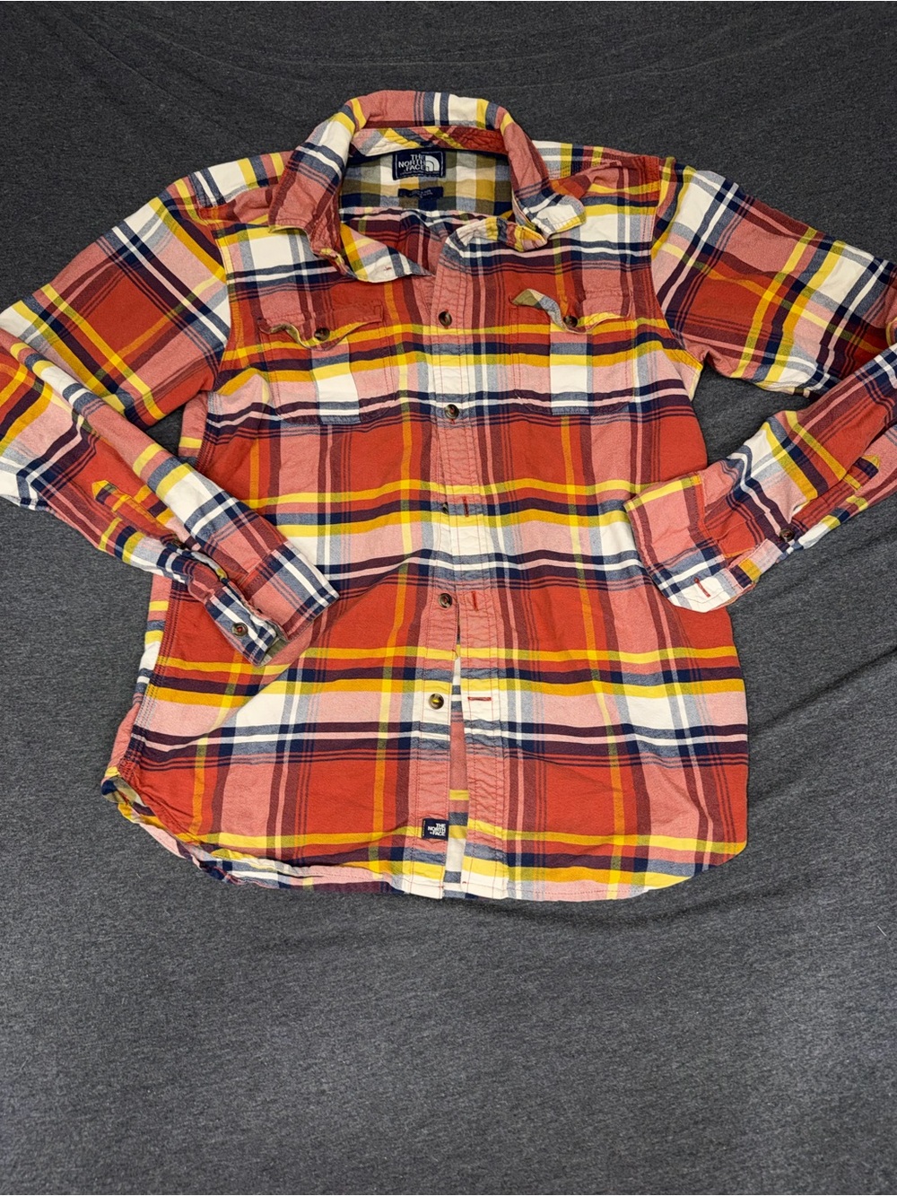 The North Face Men’s Red Plaid Flannel Shirt